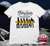 Huey Lewis and the News Band T-shirt White Short Sleeve All Sizes CM345 Unisex T-Shirt