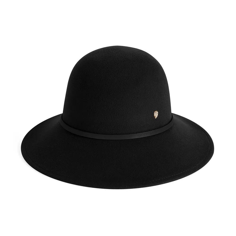 

[Helen Kaminski] Women s Alto 9 Black Wool Felt Bucket Hat (HAT51431 BK) L