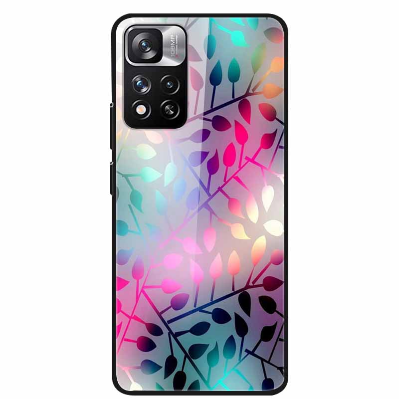 Tempered Glass Case For Xiaomi Redmi Note 11 Pro+ 5G Cover Hard Protective Funda for Redmi Note 11 Pro Plus 5G Luxury 6.67 Inch