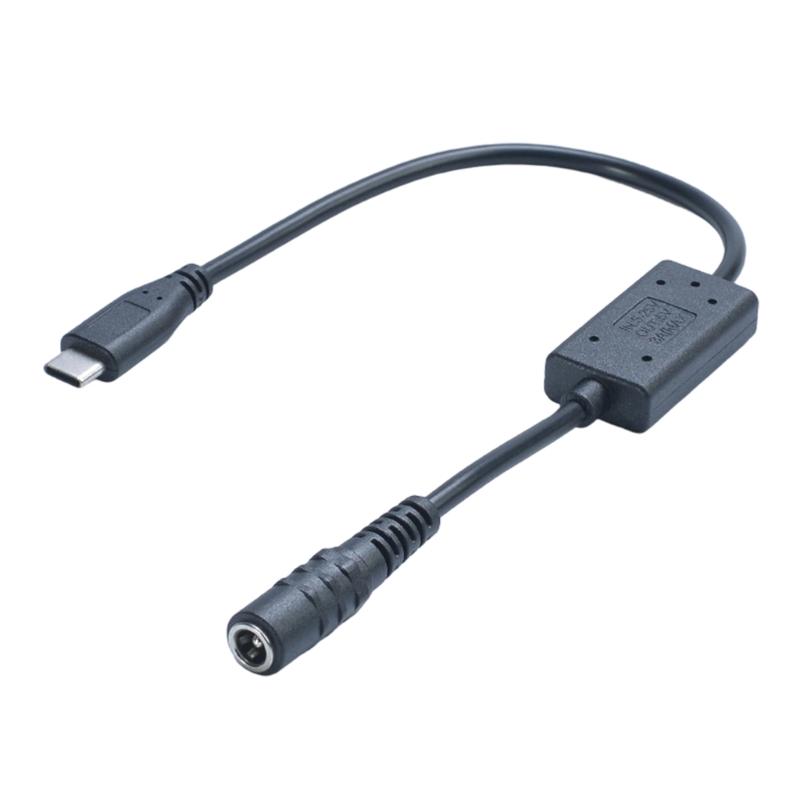 

DC5.5x2.1mm Female To Type C Male 5V3A Charging Cable For Routers Camera Phone Driving Record With Safety Protections