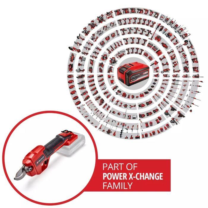 Einhell Sécateur sans fil GE-LS 18 Li - Solo PXC (18V) Livré sans Batterie ni Chargeur