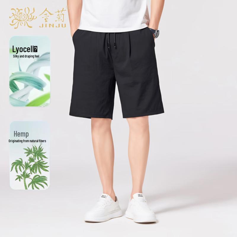 

Мужские повседневные шорты из премиальной льняной смеси 33