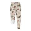Women's casual fashion home Christmas print plush sweatpants