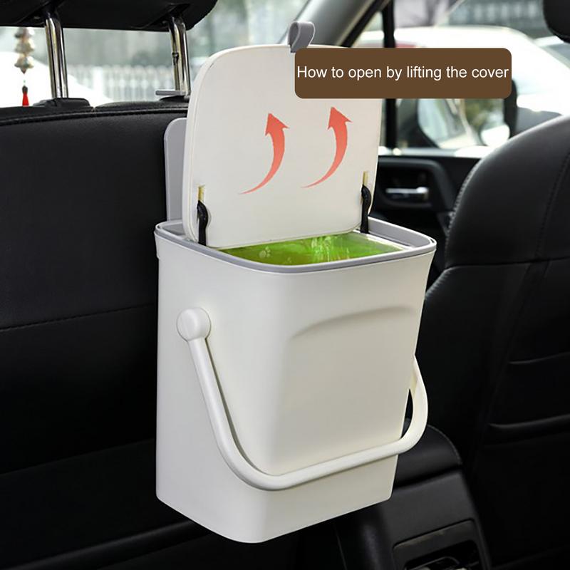 Auto Mülleimer Mehrzweck Abfalleimer für Auto Müllbehälter für die Rückenlehne von Autos Auto Aufbewahrungstasche Auto Innenraum