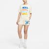 Nike Sportswear Essential Logo Print T-Shirt Women Tops Coconut-Milk DJ5377-111