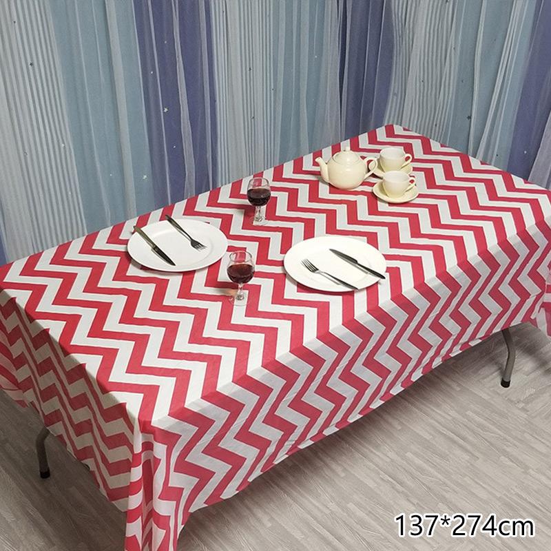 1PC Birthday Party Plastic Table Cover Disposable Table Cloth Waterproof Oil Proof Tablecloth Supplies