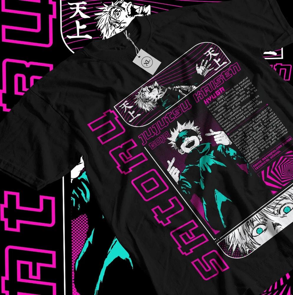 Gojo Satoru TShirt Jujutsu Kaisen Horror Funny JSK Yuji Gift Shirt All Size S