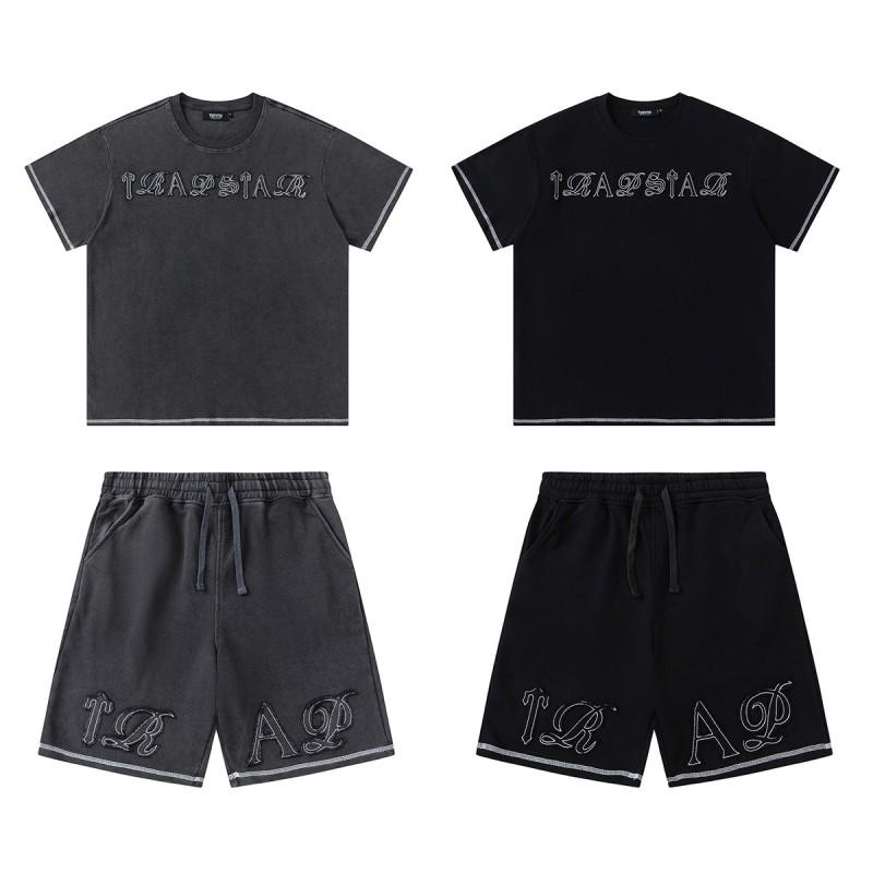 Mens Oversized Streetwear Polo Shirt With Embroidered - Retro Urban Casual Tee