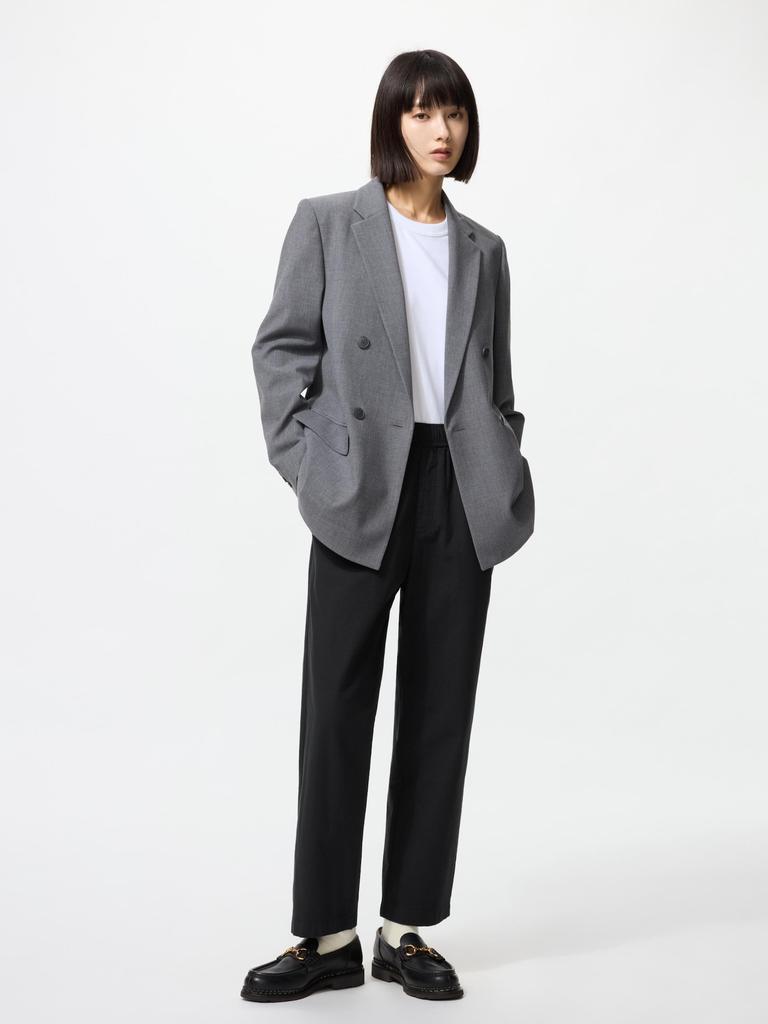 Uniqlo Cotton Relax Ankle Pants