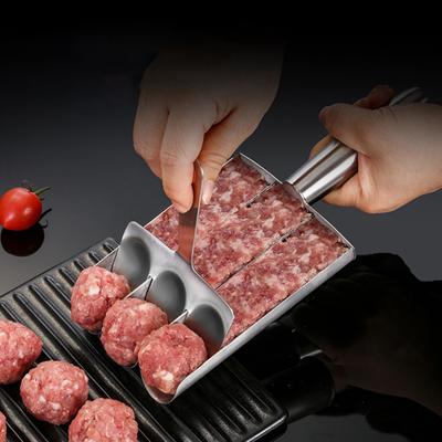 Meatball Scoop Maker Meatball Shape Ball Maker 304 Steel Mold Ball Stainless Tool Meatball Slider Shrimp Fish Croquette
