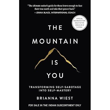 The Mountain Is You paperback # e307 UKN1060