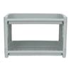 Desk Organizer Storage Rack Shelf PP Hollow Design 2 Tier for Home Bathroom Table