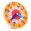 Kids 8-Note Xylophone Lacing Clock Rainbow Tower Four Sets Column Shape Board Worm Twist Baby Educational Toy MHWJ-003