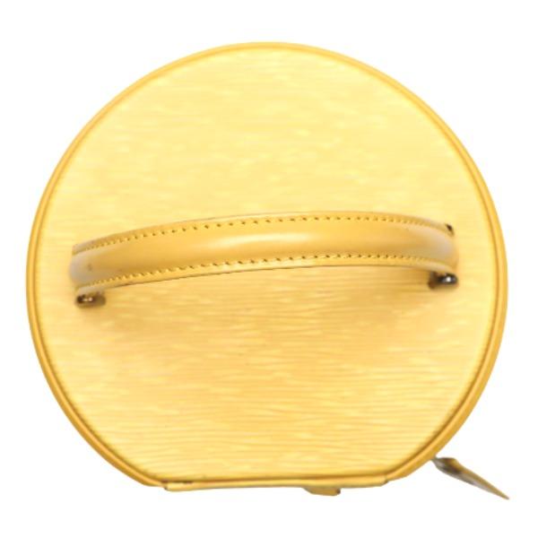 LOUIS VUITTON Epi Cannes M48039 Hand bag vanity bag Leather Tassiri Yellow Used