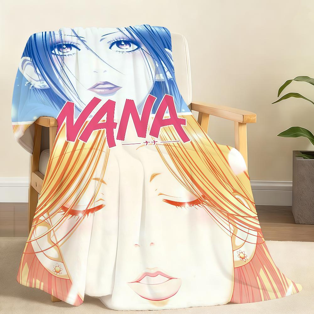 Japanese Classic Anime N NANA Cartoon Blanket For Soft Throw Blanket for Picnic Bed Sofa Home Bedroom Cozy Warm Comfortable