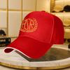 Asr Brand Logo Printed Solid Color Minimalist Baseball Cap Unisex Outdoor Travel Party Hat