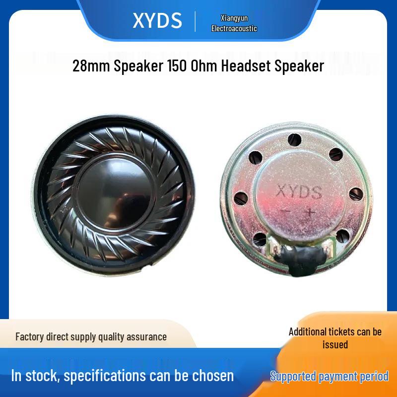 28mm Ultra-Thin 150 Ohm Bluetooth Headphone Speaker with Iron Shell