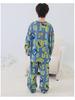 Boys' Spring/Autumn Cotton Pajama Set - Skin-Friendly Cartoon Print Two-Piece for Kids 2025