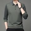 Herren Langarm T-Shirt Lässig Weich Atmungsaktiv Poloshirts Strickpullover