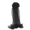 Day of the Dead Rose Flower Mesh Headband - Halloween Party Hair Accessory
