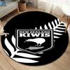 New Zealand Kiwis Round Area Rug,Carpet Rug for Living Room Bedroom Sofa Playroom Decor,Non-slip Floor Mat