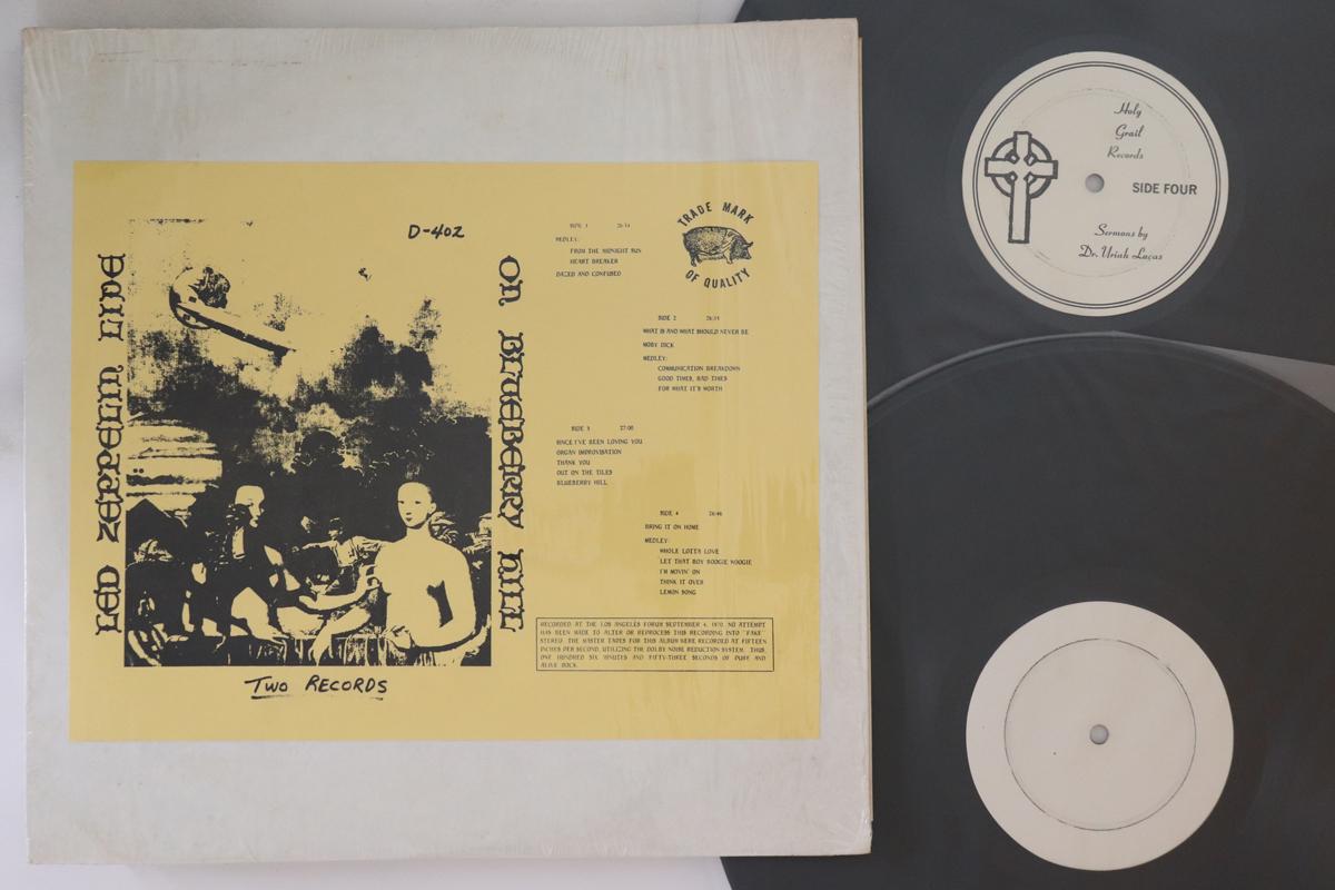 Виниловая пластинка LED ZEPPELIN Live On Blueberry Hill D402 TRADE MARK OF Q 1972 США Рок Б/у
