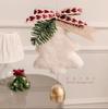 Red Christmas Tree and Car Ornaments - Stars, Bells & Couple Gifts