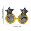 2026  Year Glasses Funny Glasses Eve Party Decoration Po Booth Prop Pc Sunglasses Christmas Supplies 1/3/4Pcs