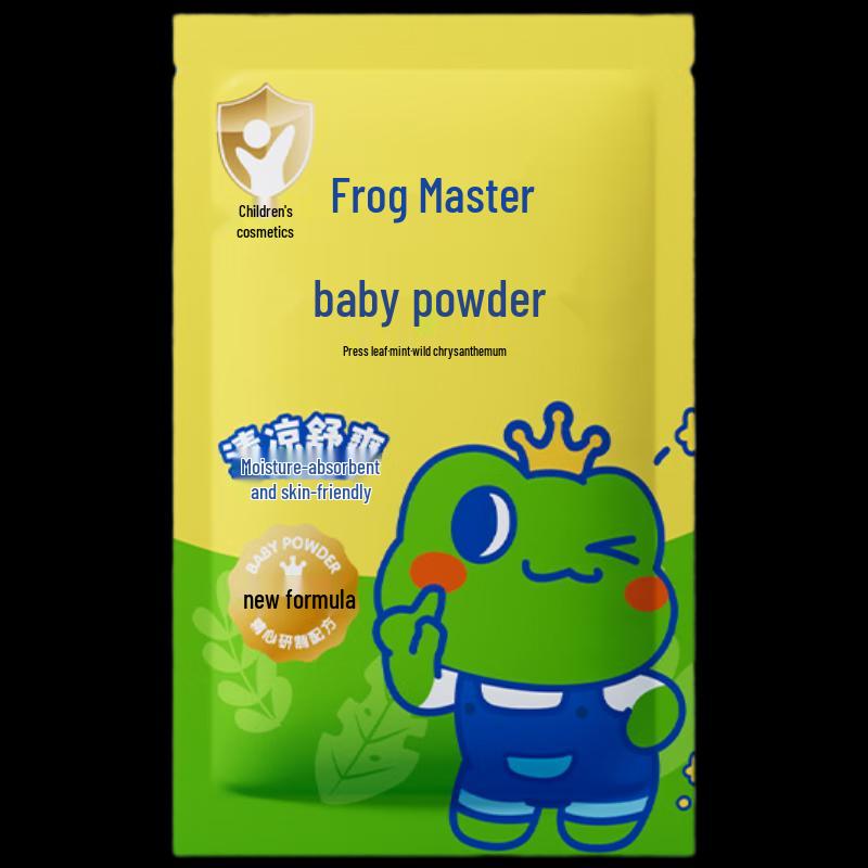 Frog Prince Baby Prickly Heat Powder (10x80g Refill Pack)