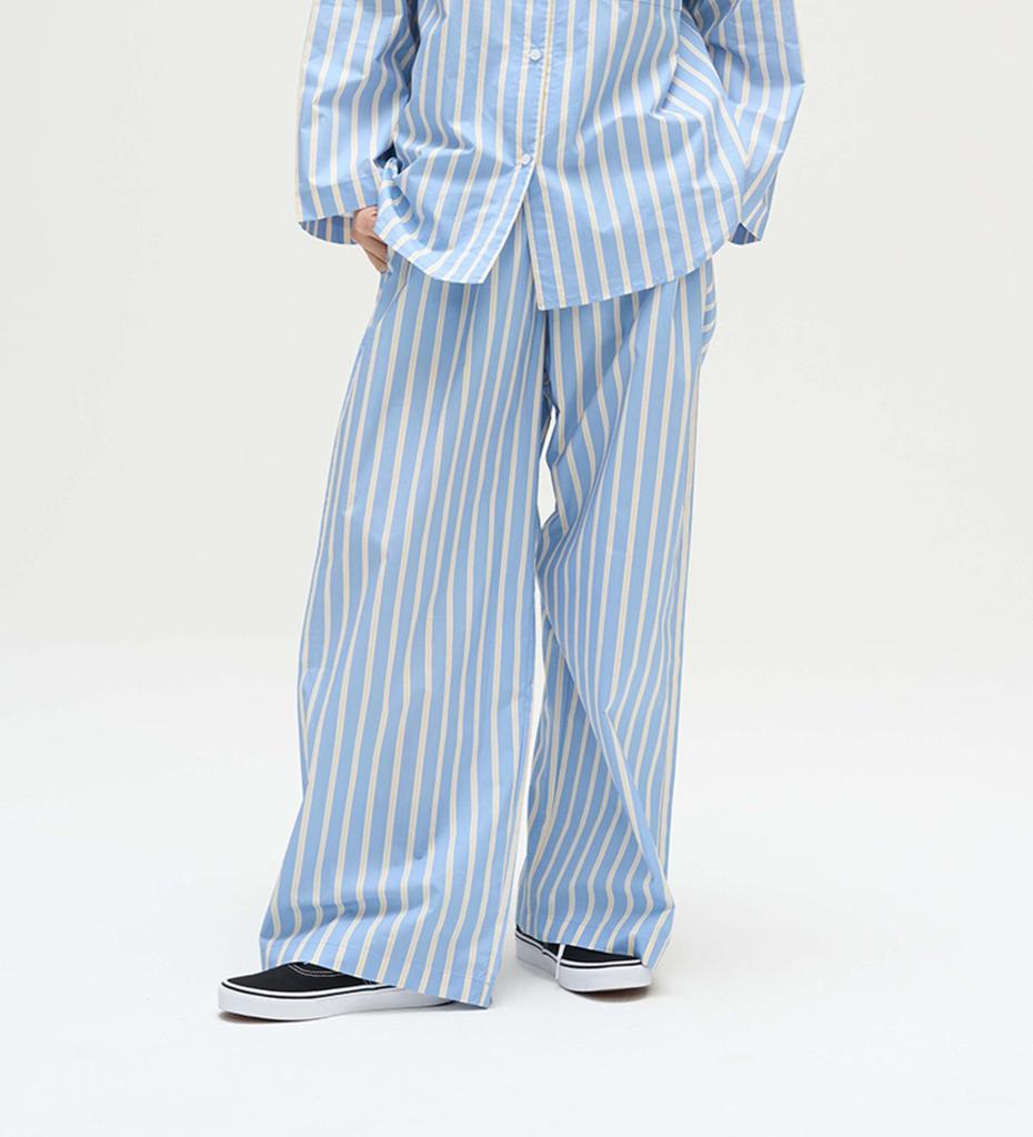 FINCA Bl107.0 One-Mile Pants_Blue Layered Stripe 2 Sizes