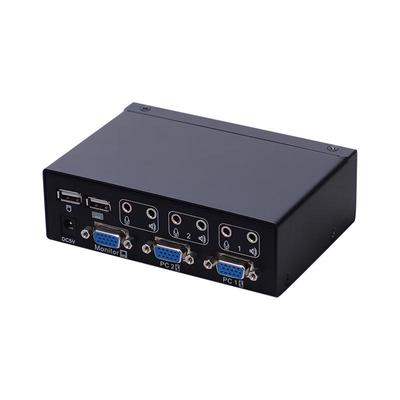 LANBE KVM Switch with VGA, Audio, and USB