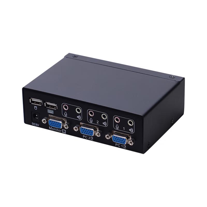 

LANBE KVM Switch with VGA, Audio, and USB