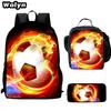 Football School Bag High Definition Waterproof Printing Multi-Functional Load Reduction Ridge Backpack