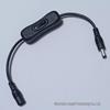 DC5521 USB Power Switch Extension Cord - Black & White