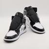 HV0789-010 Nike Air Jordan 1 Mid Black Patent (Men's)