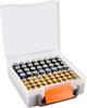 Battery Storage Organizer Holder Holds 54 AA AAA Batteries, Battery Box Case Garage Container,Home Drawer Organization Dispenser