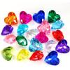 6 Stück 40 mm Herzförmige Acryl-Diamantsteine Juwelen Piraten Schatzkiste Schatzsuche Partygeschenke Für Kinder Geburtstag Halloween Geschenke