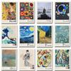 Famous Art Great Wave Off Kanagawa Poster The Starry Night Sunrise Claude Monet Canvas Painting for Living Room Home  Decor