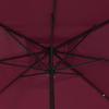 Garden Sun Umbrella Burgundy Red 295 X 295 X 245 Cm