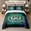 Custom Bedding Set Plymouth Argyle FC Pattern, Print Name Text 1 Duvet Cover Plus 2 Pillowcases Home Textile