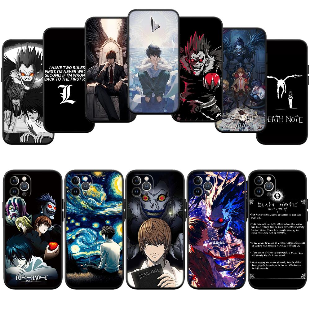 Death Note Phone Case for Samsung Galaxy A11 A12 A13 A15 A52S A53 A55 A56 A70 A71 A72 A73 F06 F16 F56 S10 Plus S10e