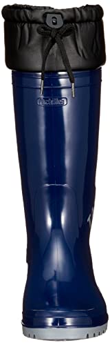 Achilles OGB 0010 Rain Boots, Made In Japan, Oil-Resistant, Cold-Weather, with Opening Cover, 2E, Unisex, Navy, Size 24.5 Cm