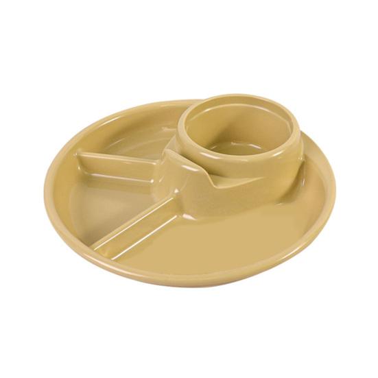 4 Grile Minunat de contact cu alimente Farfurie durabilă pentru prânz Tavă portabilă pentru mic dejun Vase de mâncare Utilizare zilnică