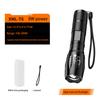 High Power LED Flashlights Waterproof Zoom Lamp T6 Q5 Torch COB Light for Outdoor Camping Hiking Cycling No Battery