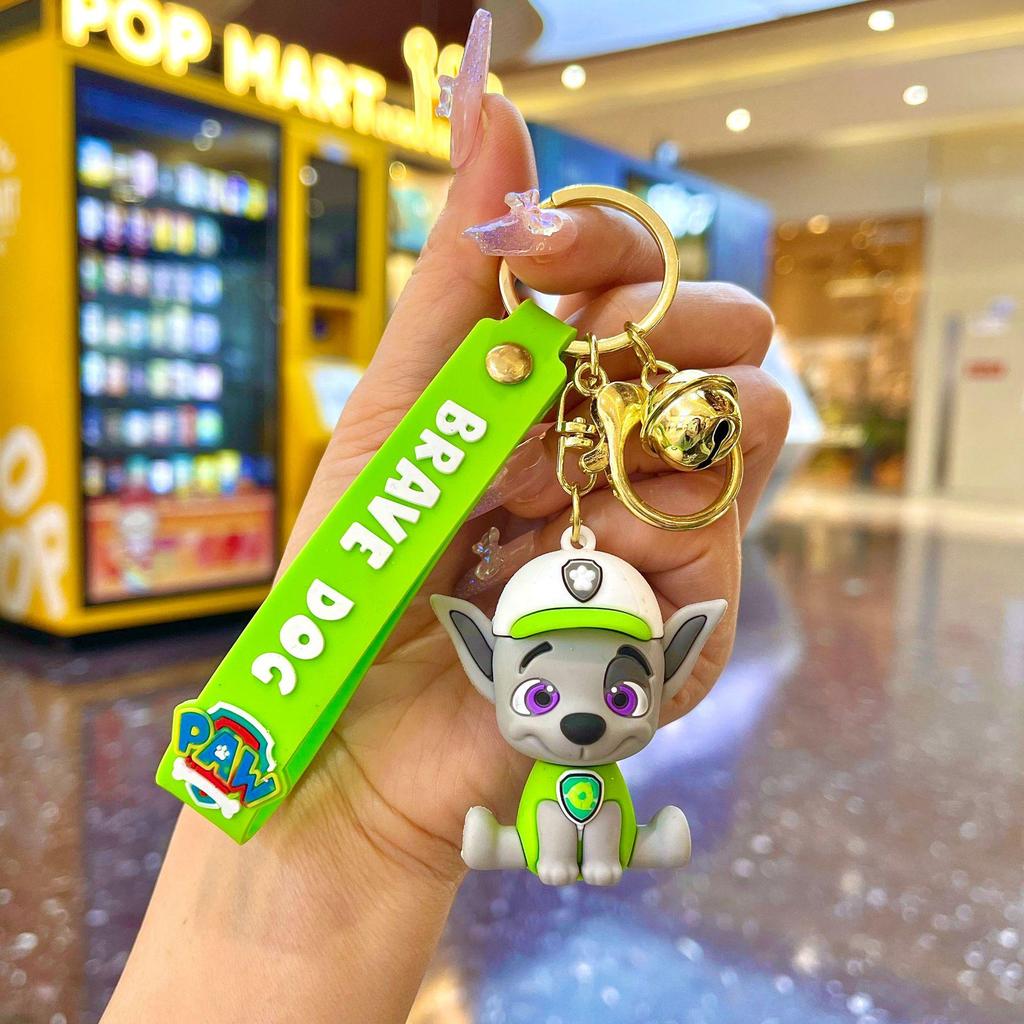 Cinnamoroll Ice Cream Stack Keychain: Cute Cartoon Bag Charm & Exquisite Car Pendant