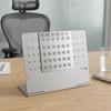 Perpetual Calendar Ultra-Light 1.4oz Aluminum Alloy Manual Adjustable Monthly Desk Calendar