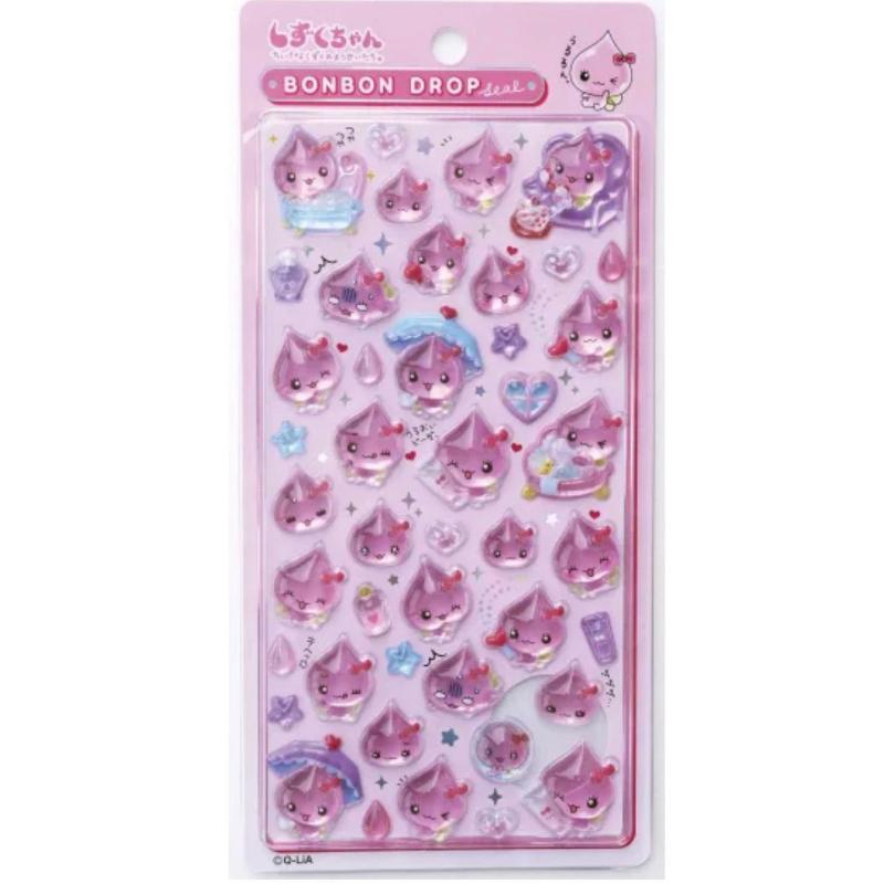 1 Sheet Kawaii Sparkling Powder Raindrop Lord Crystal Drop Glue Decorative Small Gifts Diy Small Water Drop 3D Crystal Stickers