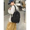 Stylish and simple casual backpack, student schoolbag, new spring excursion backpack