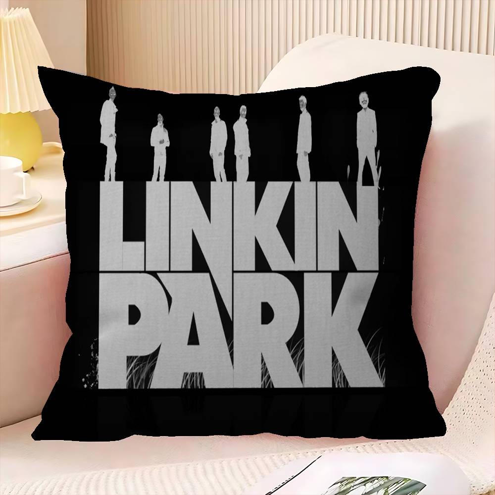 Rock Band L-Linkin Cool P-Park 45*45Cm Κάλυμμα Μαξιλαριού Κάλυμμα Μαξιλαριού Διακοσμητικό Μαξιλαροθήκη Οικιακή Μαξιλαροθήκη Για Μαξιλάρι Καναπέ