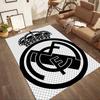 Real Madrid Bodenteppich Büroteppich Design Für Arbeitszimmer Schlafsaal Flur Spielzimmer Antirutsch Teppich Büro Heimdeko Spirituelles Geschenk